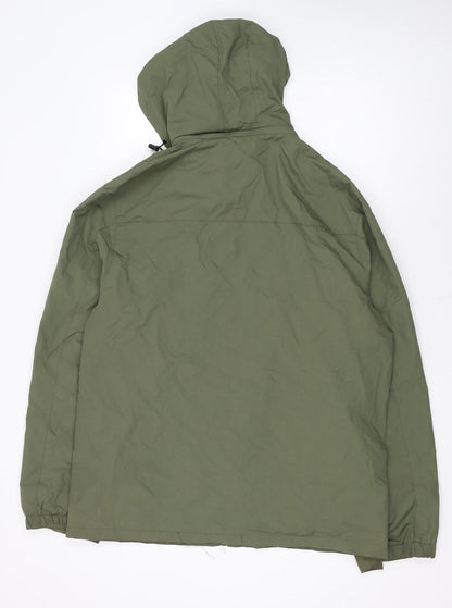 Sapulas Men’s Green XL Hooded Windbreaker Jacket Outdoor Hiking Coat