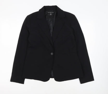 Briggs New York Women’s Black Petite Size 10 Single-Breasted Blazer