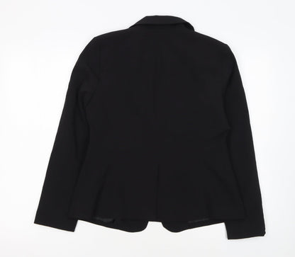 Briggs New York Women’s Black Petite Size 10 Single-Breasted Blazer