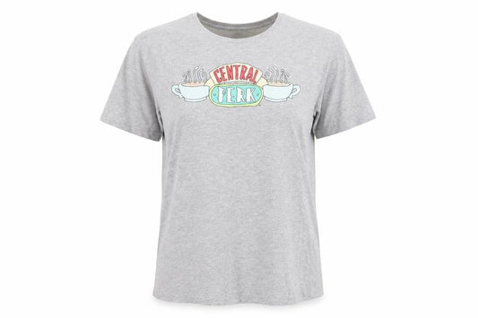 Nasty Gal Women's Grey Friends Central Perk Basic T-Shirt Size 10