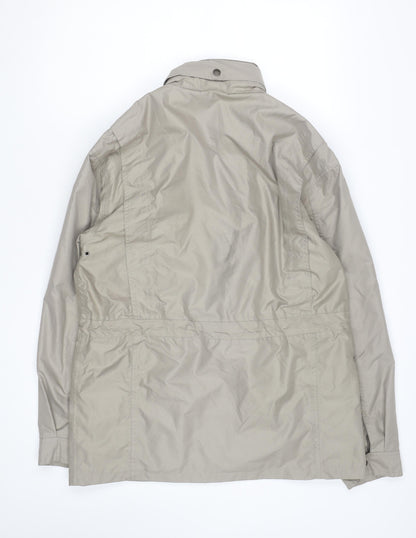 Champion Men's Beige Parka Jacket M Water Resistant Outdoor