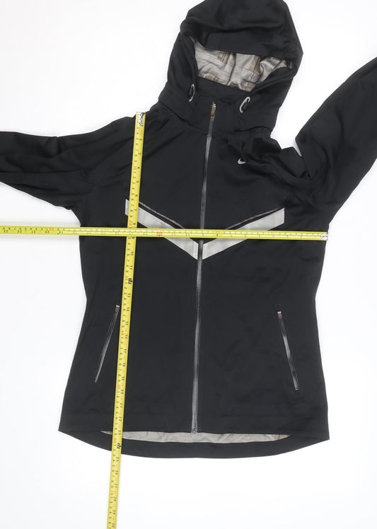 Nike Men's Black Storm-FIT Hooded Windbreaker Jacket Size S