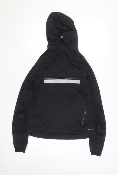 Nike Men's Black Storm-FIT Hooded Windbreaker Jacket Size S