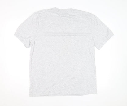Umbro Men's Grey Crew Neck Short Sleeve T-Shirt L