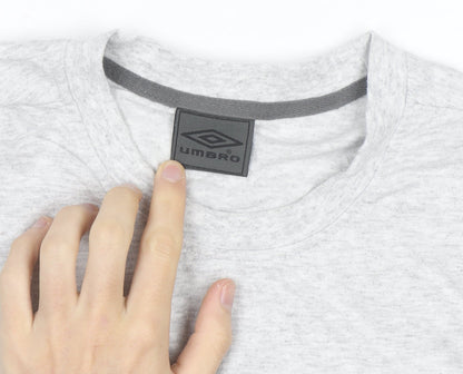 Umbro Men's Grey Crew Neck Short Sleeve T-Shirt L