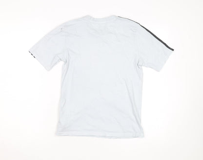 Adidas Boys Light Blue Short Sleeve Crew Neck T-Shirt Size 13-14 Years