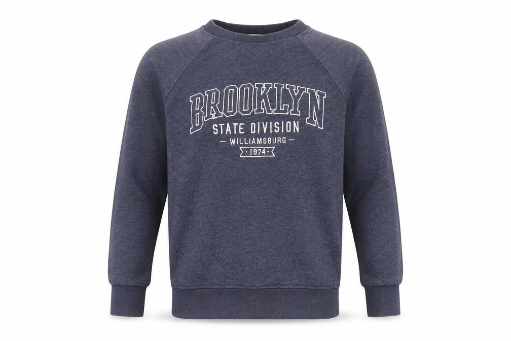 Next Men's Blue Graphic Pullover Sweatshirt XS Regular Fit