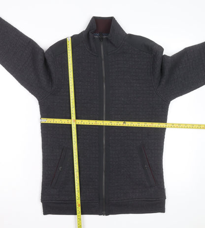 Ted Baker Men's Grey Track Jacket Size M Full Zip Casual Knit