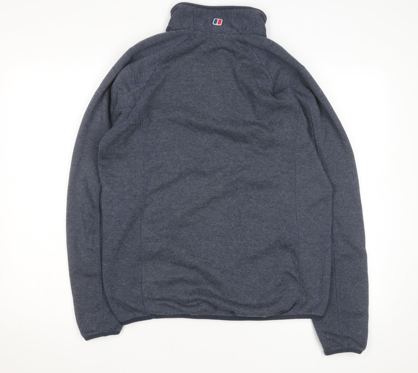Berghaus Men Blue 1/4 Zip Fleece Pullover Sweatshirt M