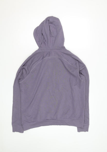 Gymshark Men's Purple Pullover Hoodie Size L Regular Fit Hooded Sweatshirt