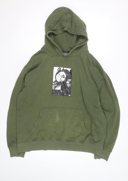 Made By Atelier Men’s Green XL Pullover Hoodie Graphic Print