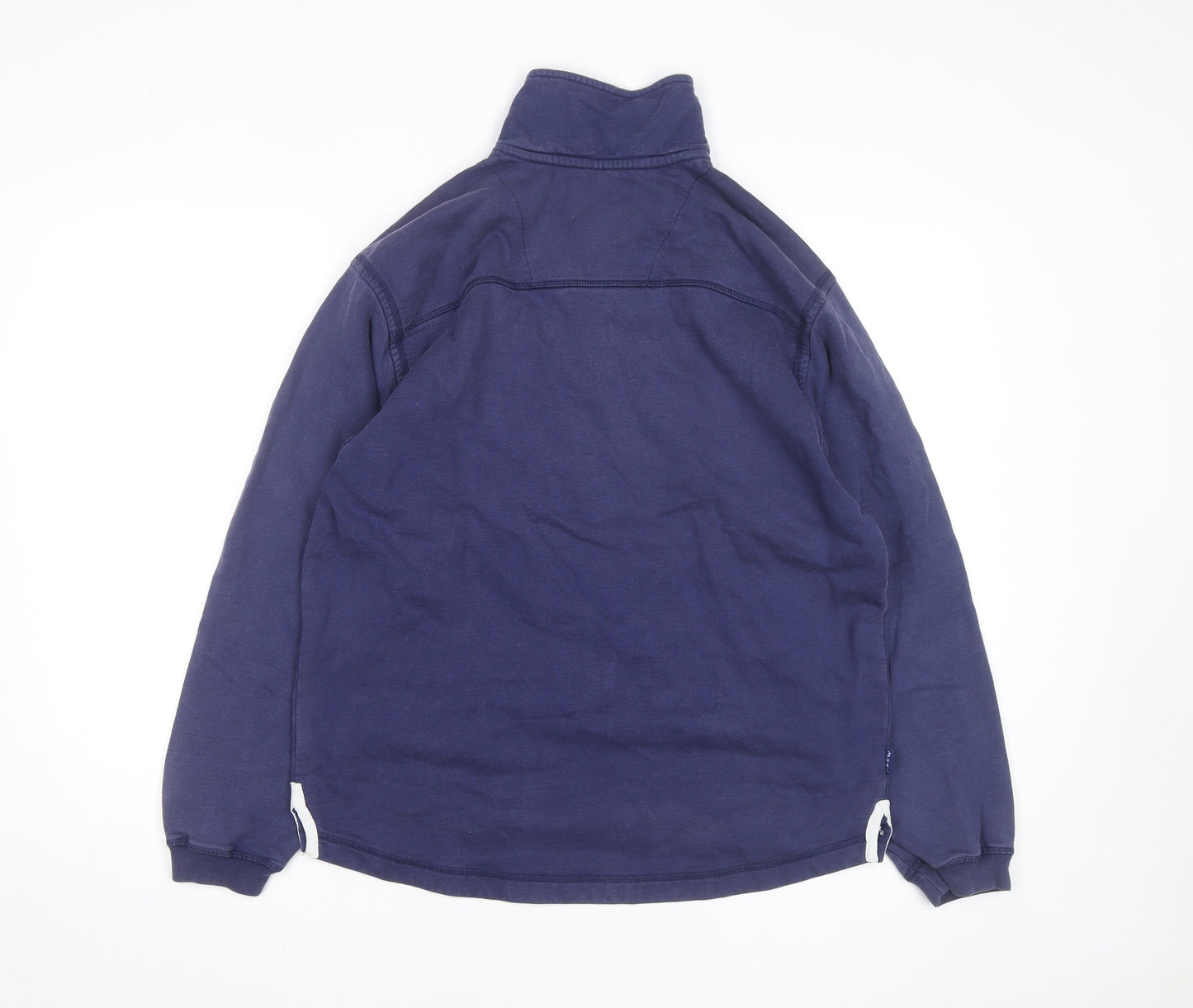 Crew Clothing Co Men’s Blue 1/4 Zip Pullover Sweatshirt Size S