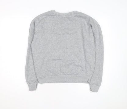 NASA Men's Grey Graphic Print Pullover Sweatshirt Size S