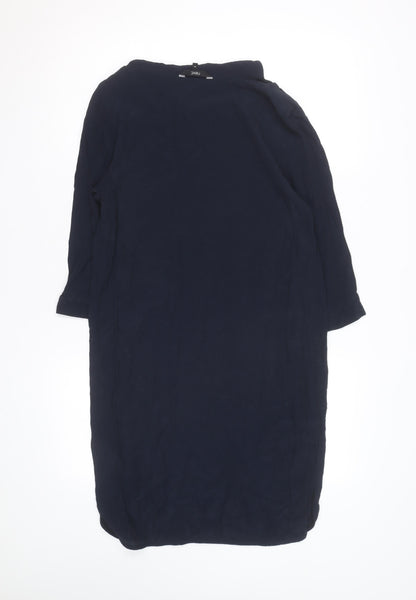 Next Women's Blue 3/4 Sleeve Tunic Blouse Size 10