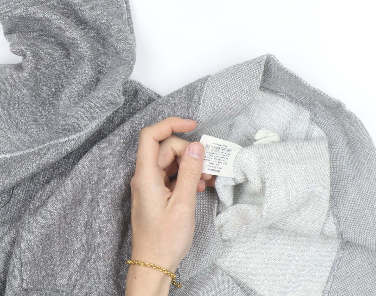 Jack Wills Women's Grey Pullover Hoodie UK 8 Cotton Blend Casual