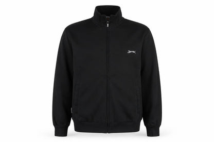 Slazenger Men's Black Medium Track Jacket Full Zip Activewear