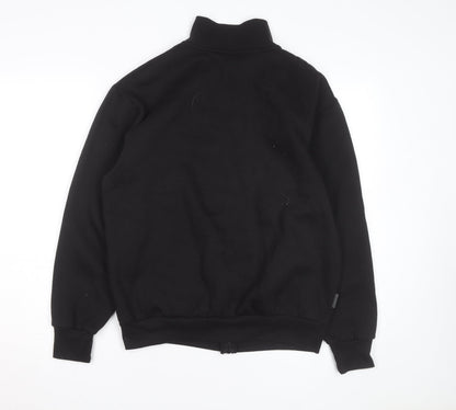 Slazenger Men's Black Medium Track Jacket Full Zip Activewear