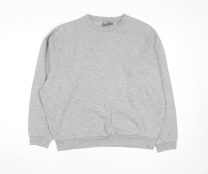 ASOS Men’s Grey Pullover Sweatshirt Size M Regular Fit Crew Neck