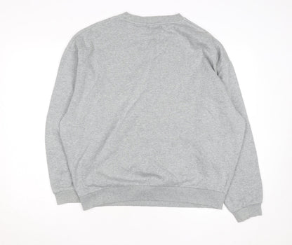 ASOS Men’s Grey Pullover Sweatshirt Size M Regular Fit Crew Neck