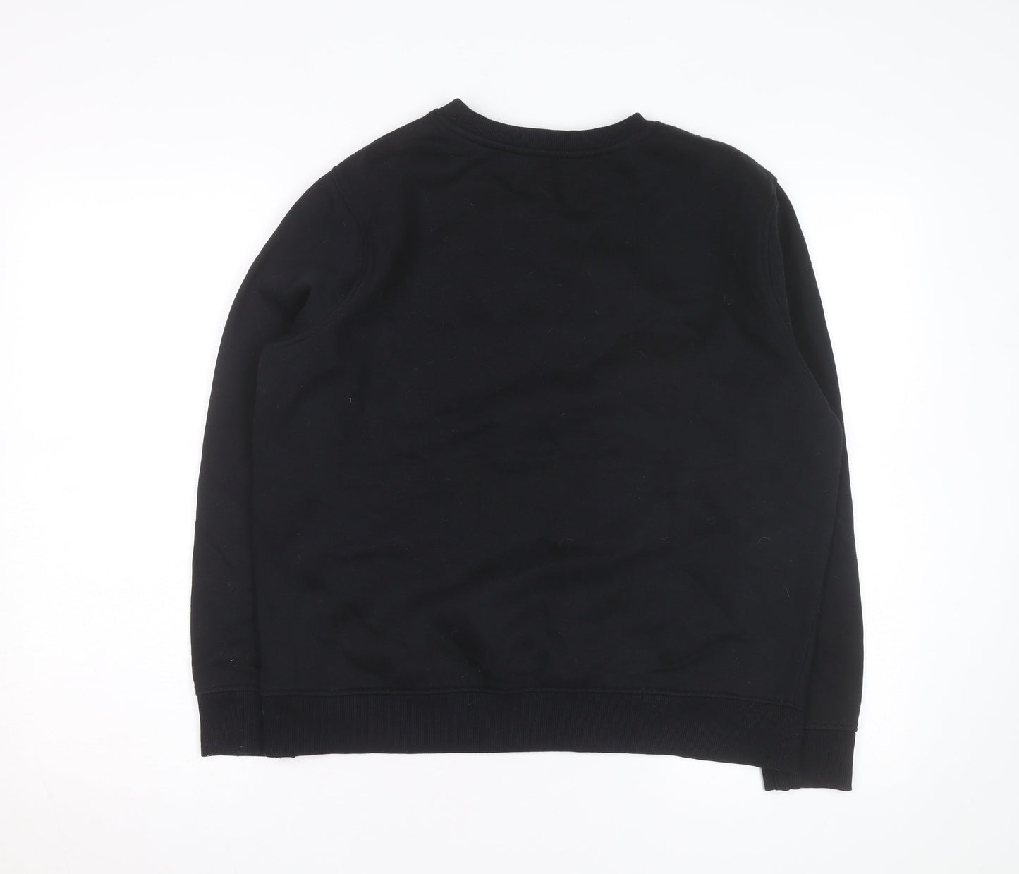 Tu Men’s Black Christmas Rhinestone Sweatshirt Medium