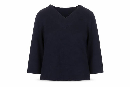 Monsoon Women’s Blue V-Neck Knit Jumper Size 10