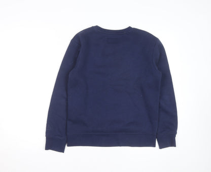 Jordan Boys Blue Pullover Crew Neck Fleece Sweatshirt 12-13 Years