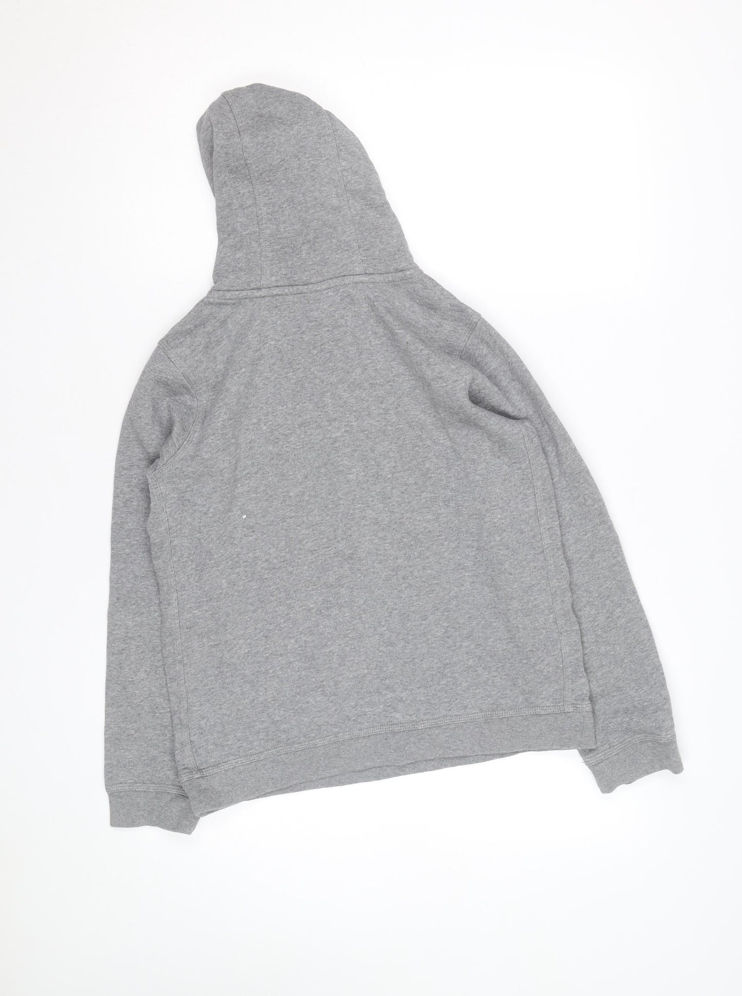 Nike Boys Grey Pullover Hoodie Sz 12-13 Years Cotton Blend Logo