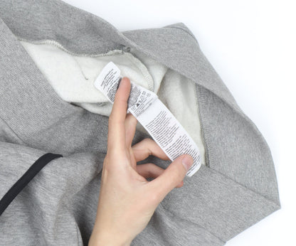 Jack & Jones Men's Grey Tech Full Zip Hoodie Size L