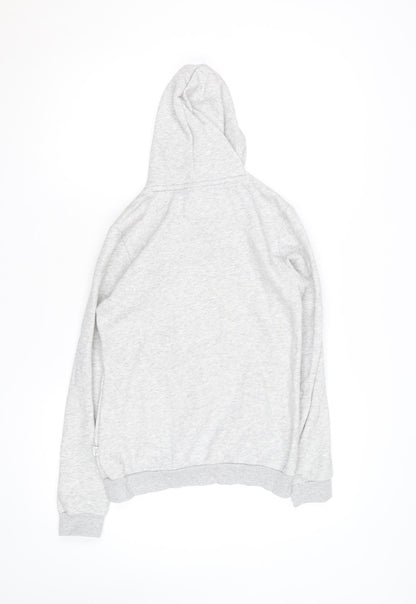 Puma Boys Grey Hoodie Size 146 Pullover Hooded Sweatshirt