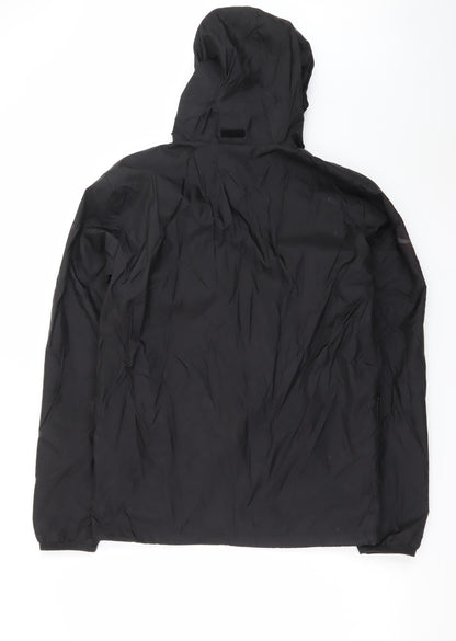 Puma Men's Black Hooded Windbreaker Jacket Size S
