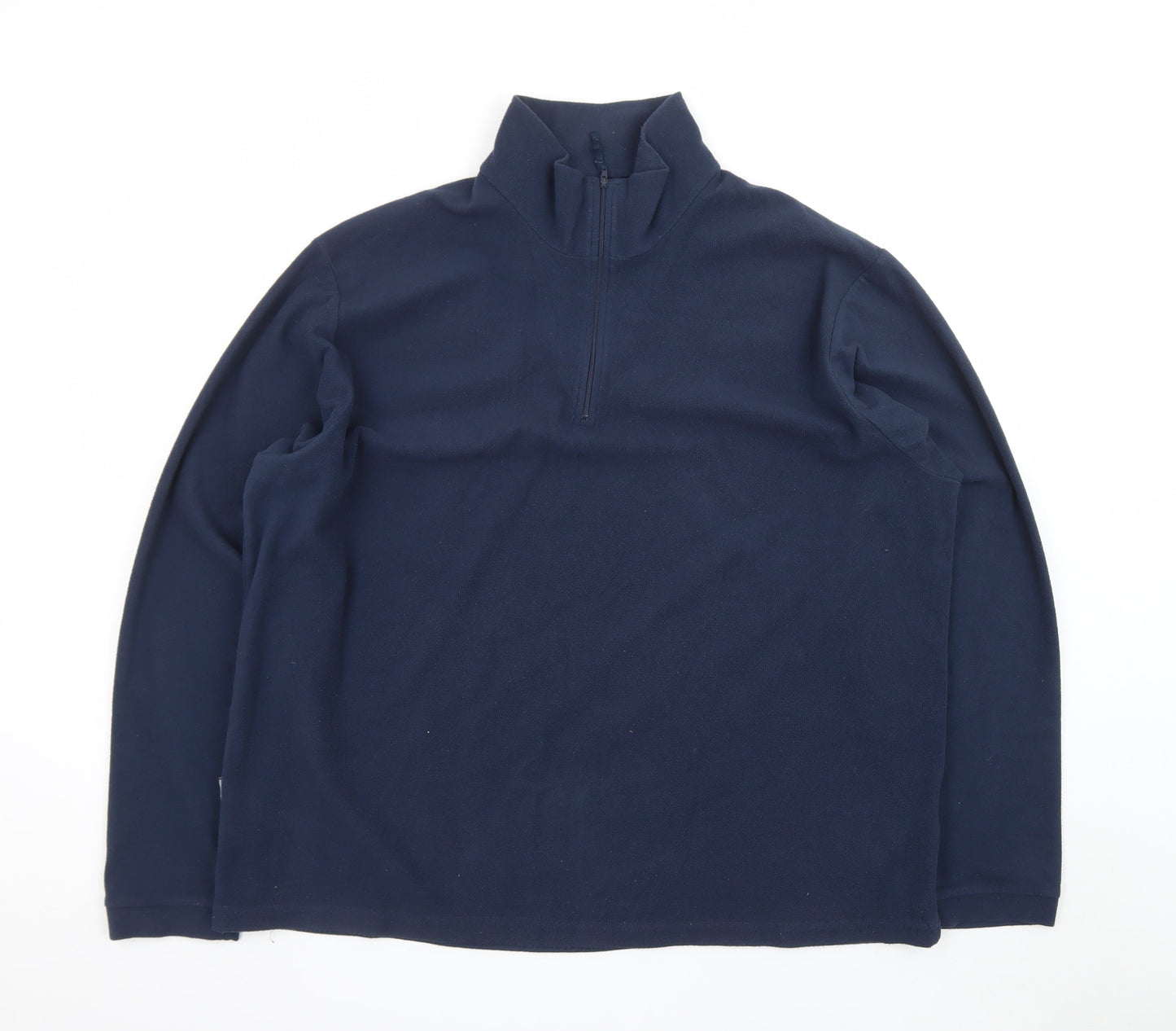 Outdoor Essentials Men's Blue 2XL Fleece 1/4 Zip Pullover Sweatshirt