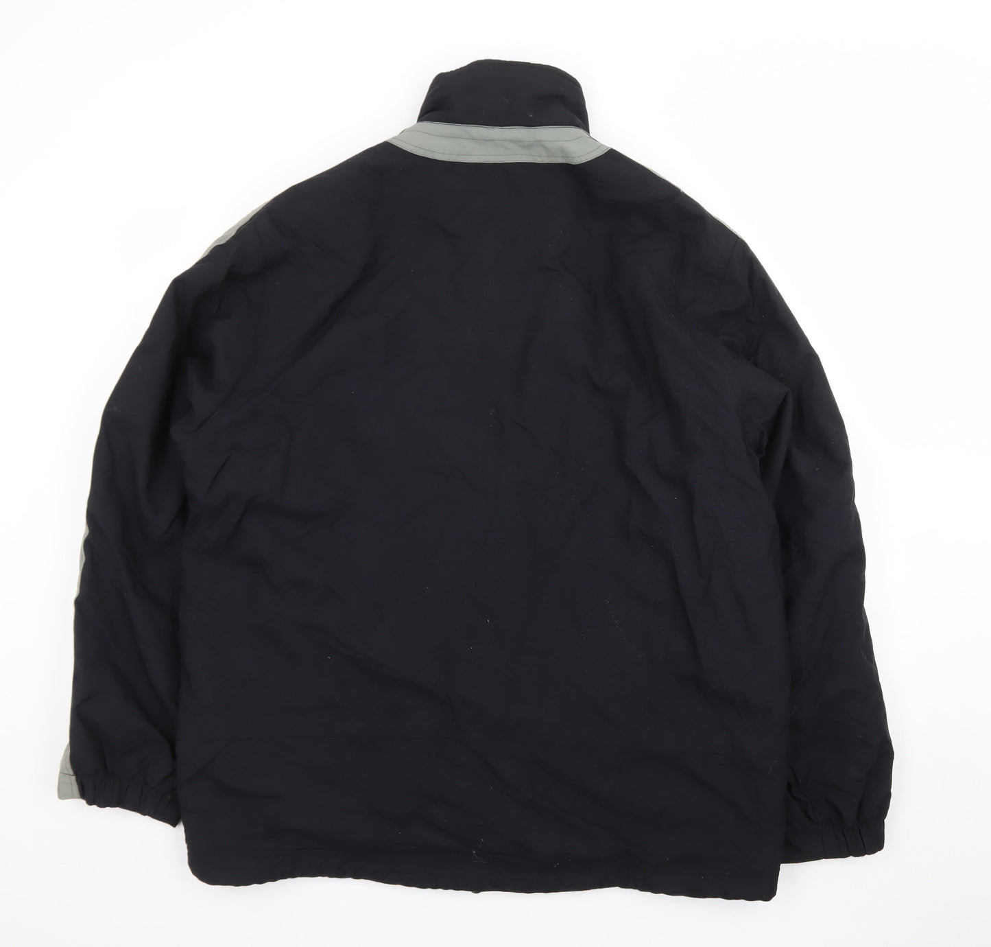Ben Sherman Men’s Black L Windbreaker Jacket with Pockets