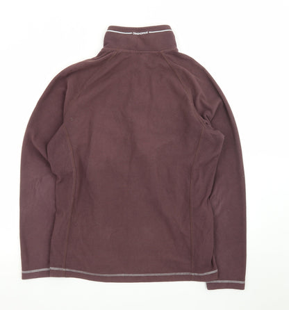 Craghoppers Men Red Fleece 1/4 Zip Pullover Sweatshirt M