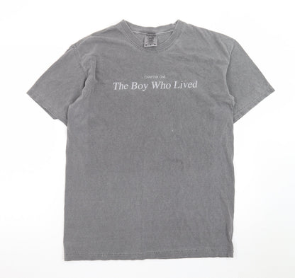 Comfort Colors Men’s Grey Harry Potter Quote T-Shirt Size M