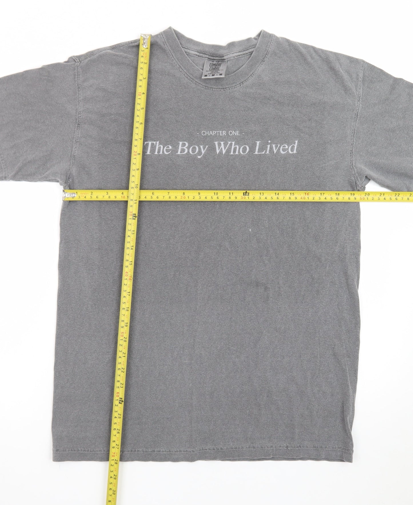 Comfort Colors Men’s Grey Harry Potter Quote T-Shirt Size M