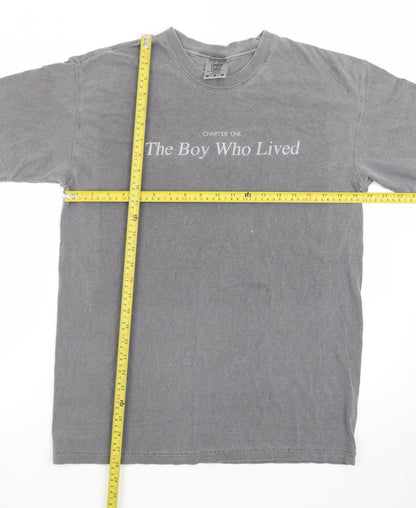 Comfort Colors Men’s Grey Harry Potter Quote T-Shirt Size M