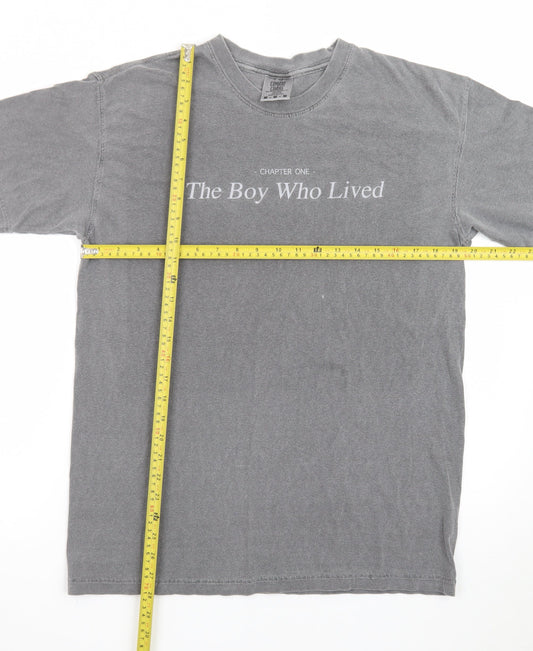 Comfort Colors Men’s Grey Harry Potter Quote T-Shirt Size M