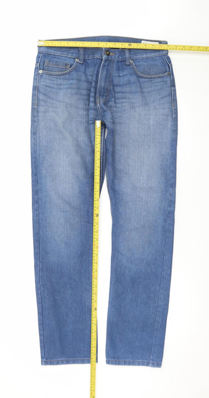 Denim Co. Men's Blue Straight Leg Jeans W34 L34