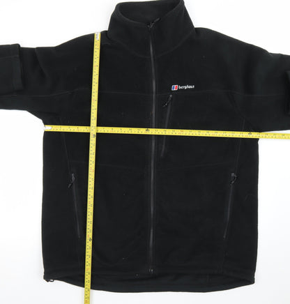 Berghaus Men's Black XXL Full Zip Fleece Jacket Outdoor Hiking