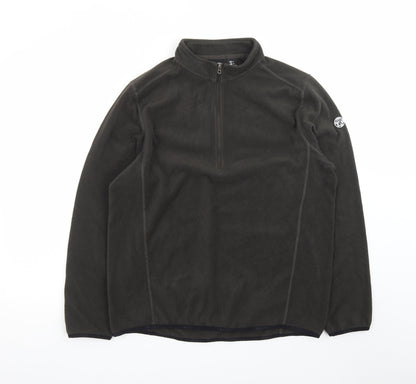 Tog Twenty Four Men's Black Fleece 1/4 Zip Pullover Sweatshirt M