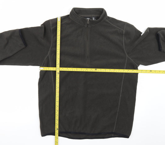 Tog Twenty Four Men's Black Fleece 1/4 Zip Pullover Sweatshirt M