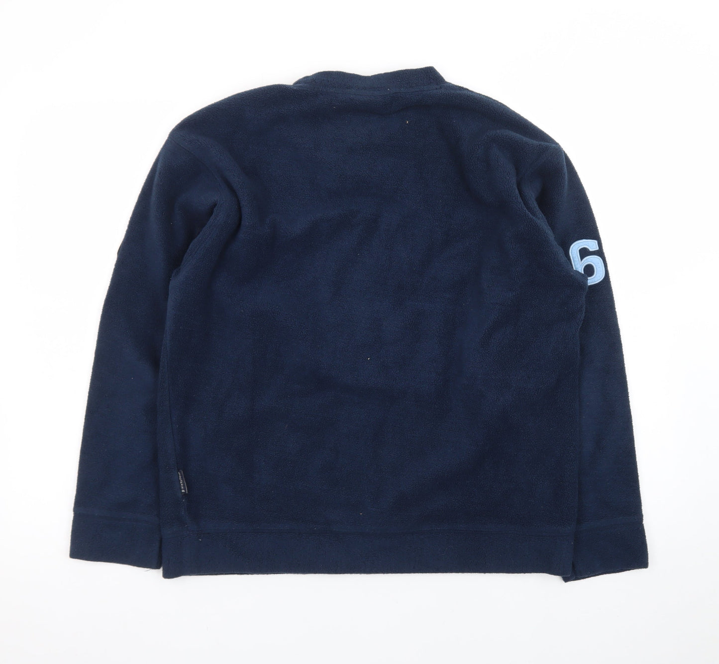 G:Sixtufour Men's Blue M Fleece Pullover Sweatshirt 1964 Athletics Logo