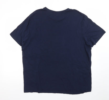 F&F Men’s Navy King of the BBQ Graphic T-Shirt 2XL Cotton Summer Top