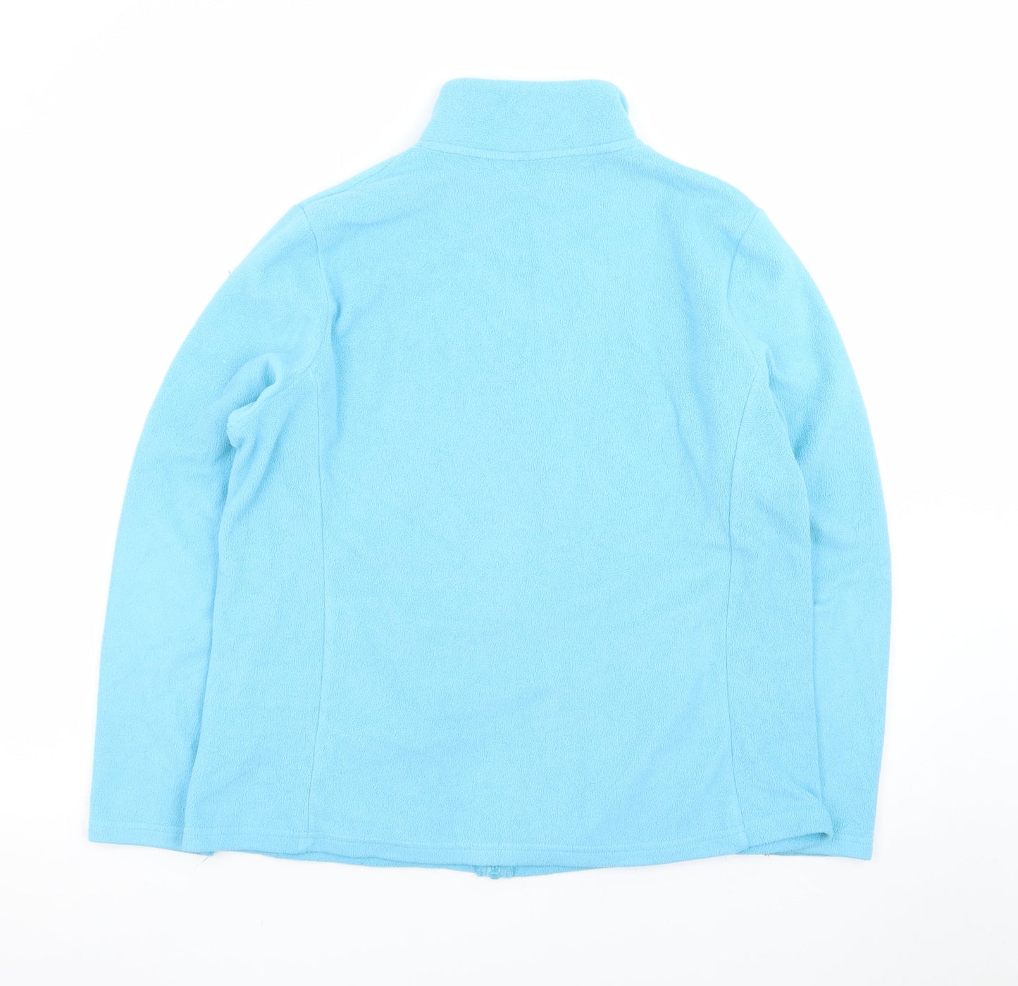 Dunnes Stores Women Blue Fleece Full Zip Jacket Size 16