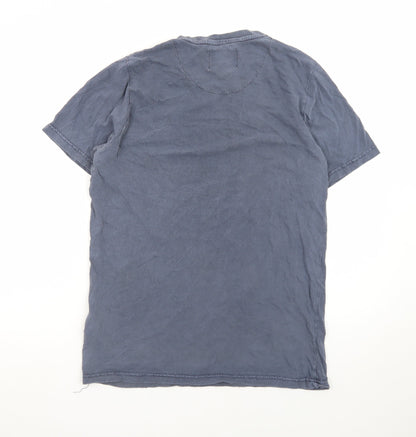 Nordam Men’s Blue Cotton Crew Neck Short Sleeve T-Shirt M