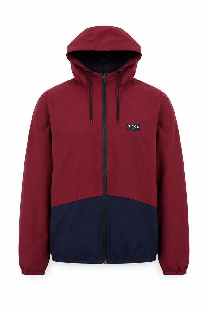 NICCE Men's Multicoloured M Windbreaker Hooded Jacket