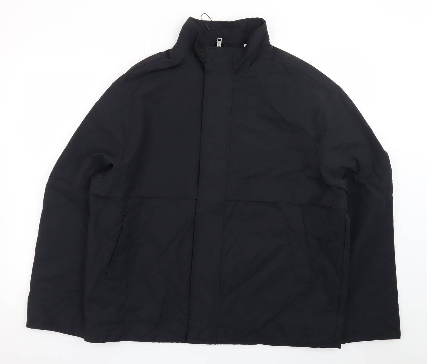 Marks and Spencer Men's Black Regular Fit Mid-Length Jacket S