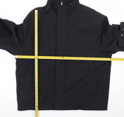 Marks and Spencer Men's Black Regular Fit Mid-Length Jacket S