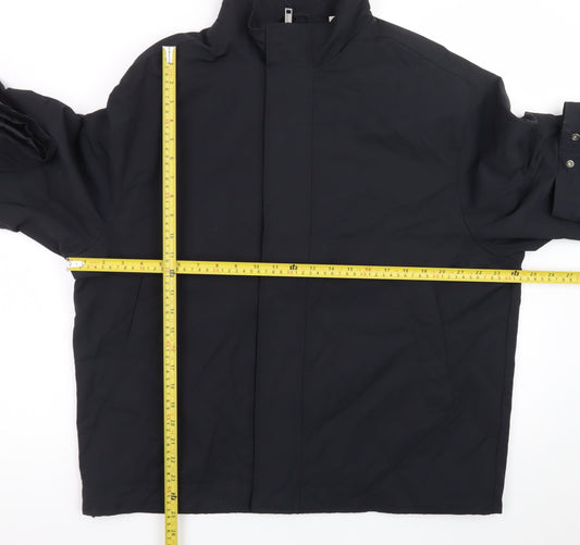 Marks and Spencer Men's Black Regular Fit Mid-Length Jacket S