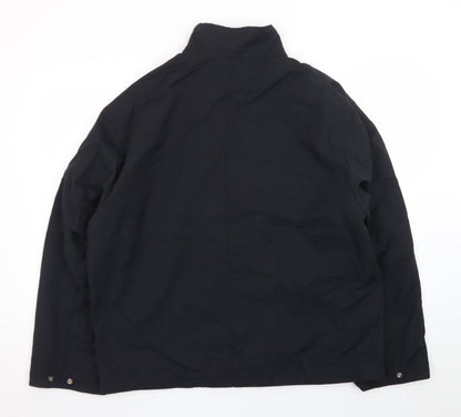 Marks and Spencer Men's Black Regular Fit Mid-Length Jacket S